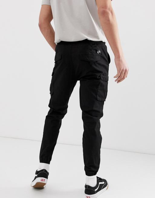 Crosshatch Pantalon de Jogging Homme Noir