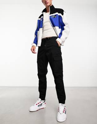 Pull&Bear cargo pants in black