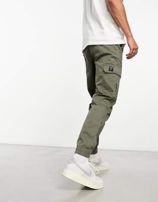 Pull & Bear Cargo Pants In Khaki-green