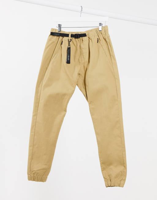 Pull&Bear cargo pants in tan | ASOS