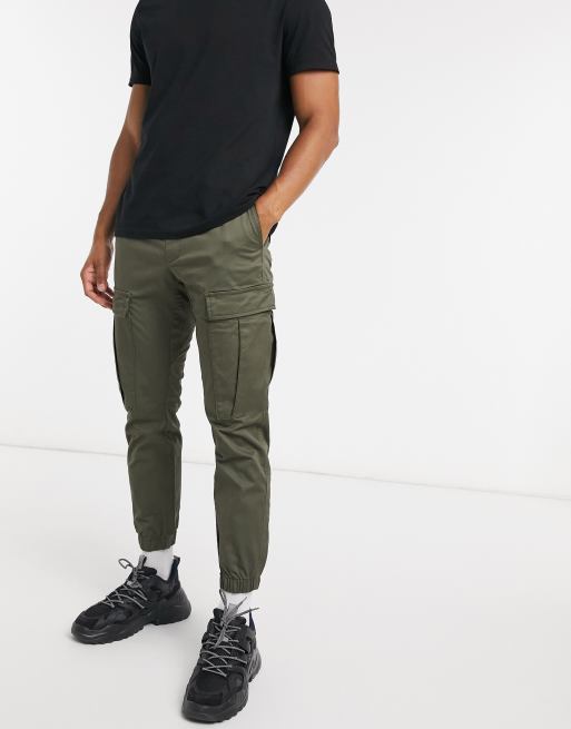 Pull and bear sales cargo pants mens