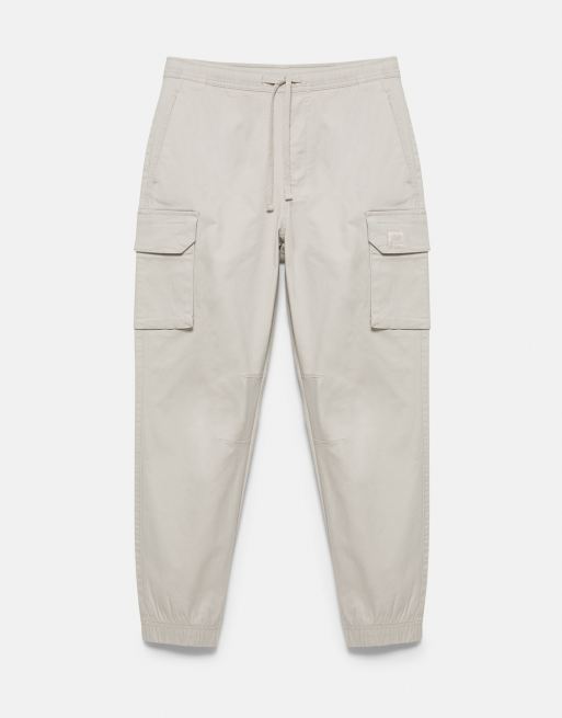 Pull&Bear - Caro-joggingbroek in gebroken wit, 6 van 7