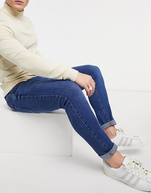 Pull&Bear carrot fit jeans in blue