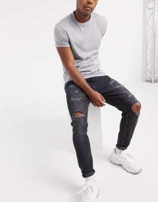 carrot fit black jeans