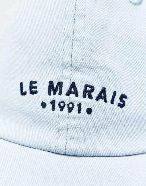Pull&Bear casquette Le Marais bleu pastel, 4 de 4