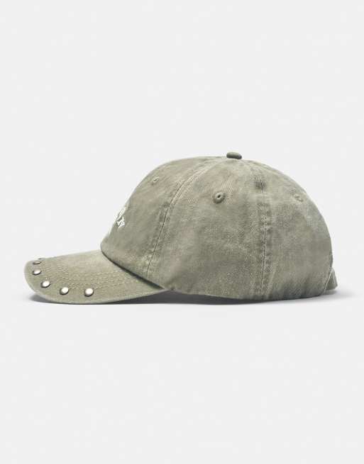 Pull&Bear casquette Michigan à clous kaki, 3 de 4