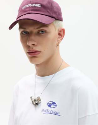 Pull & Bear - Casquette Never quiet - Lilas-Violet