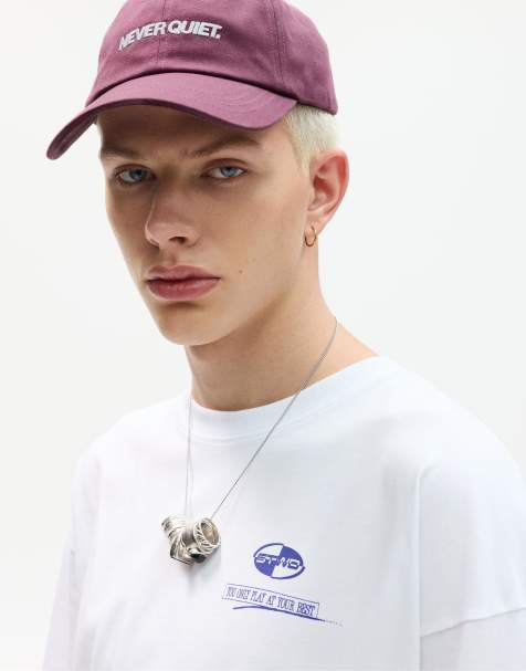 Pull&Bear - Casquette Never quiet - Lilas - view 1