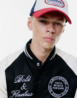 Casquette style camionneur  inscription Willardfields  - Pull & bear - Modalova