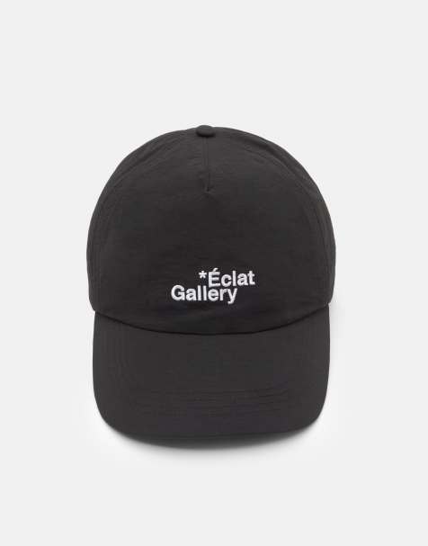 Pull&Bear - Casquette technique à détail texte - Noir - view 1