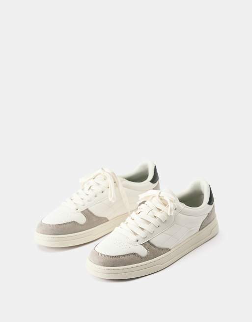 Pull&Bear Casual trainers in ecru, 2 of 4