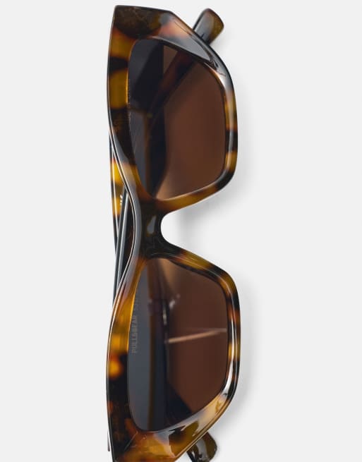 Pull&Bear Cateye tortoiseshell-effect sunglasses in brown, 2 of 6