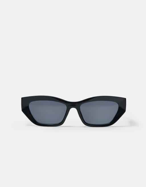 Pull&Bear - Cateye zonnebril met tortoise-effect in zwart, 3 van 6
