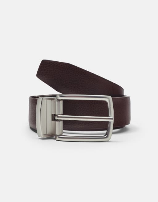 Pull&Bear - Ceinture réversible en similicuir - Multicolore, 1 de 3