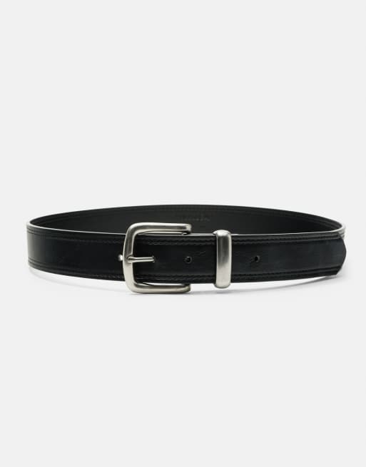 Pull&Bear ceinture surpiquée noire, 2 de 4