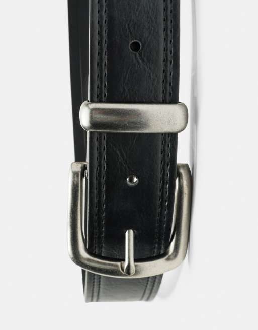 Pull&Bear ceinture surpiquée noire, 4 de 4