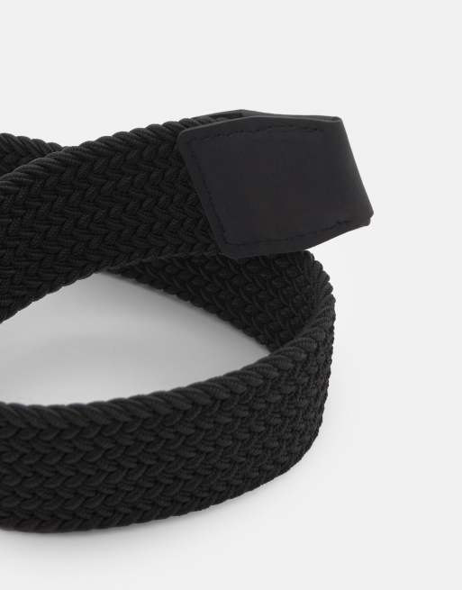 Pull&Bear - Ceinture tressée - Noir, 2 de 3