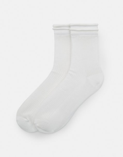 Pull&Bear - Chaussettes - Blanc - view 1