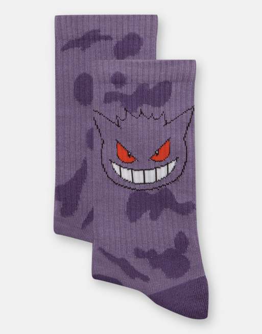 Pull&Bear chaussettes Pokémon Gengar prune mûre, 3 de 4
