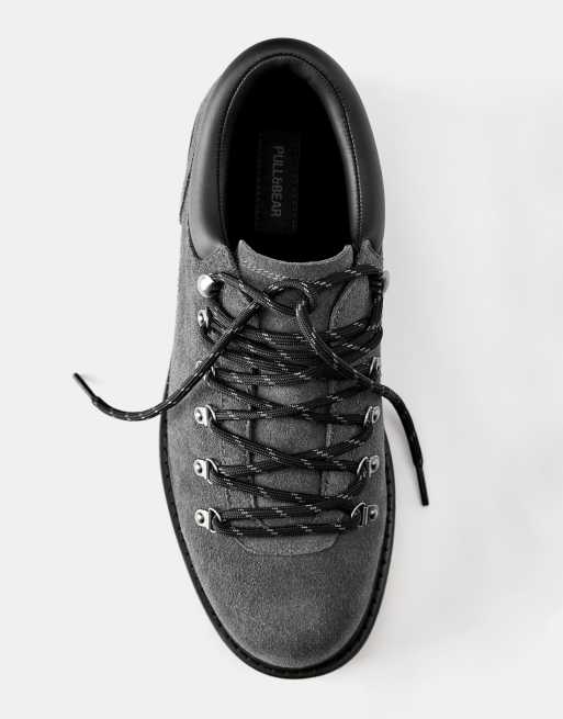 Pull&Bear chaussures de trekking grises, 4 de 5