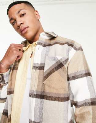pull and bear brown shirt