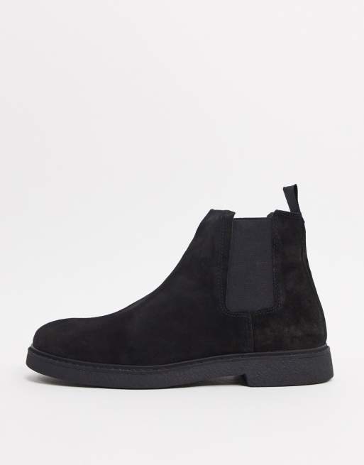 Pull&Bear chelsea boot in black | ASOS