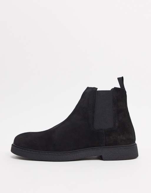 Pull&Bear chelsea boot in black