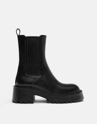 Pull&Bear Chelsea high-heel ankle boots 