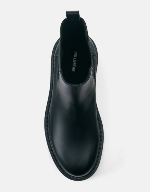 Pull&Bear chelseaboots till ankeln i svart, 5 av 5