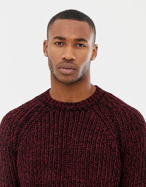 Burgundy shop chenille jumper