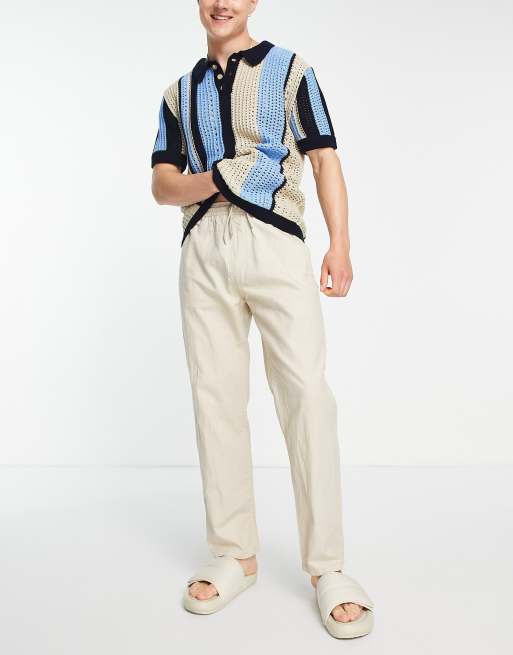 Pull&Bear - Chino elasticizzati beige