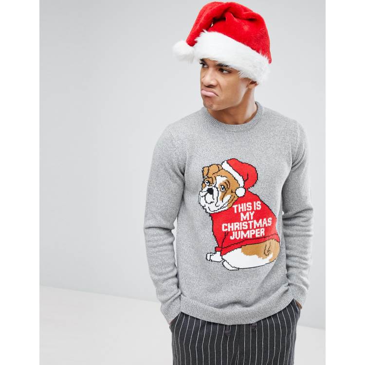 British bulldog best sale christmas jumper