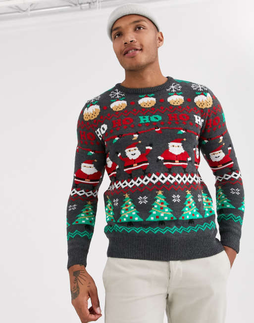 Pull bear outlet christmas jumper