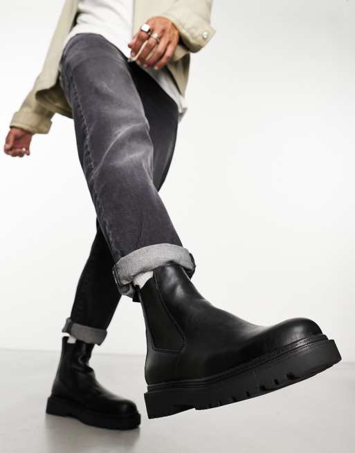 Mens hotsell chunky boots