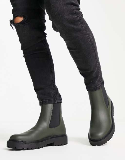 Chunky mens chelsea outlet boots