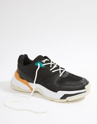 pull and bear chunky trainers