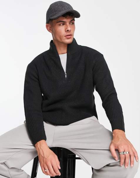 Half zip 2024 jumper mens sale