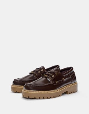 Pull&Bear Chunky nautical shoes 