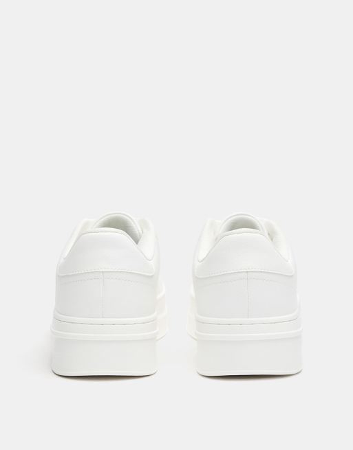 Pull&Bear chunky sneakers i hvid, 3 af 4