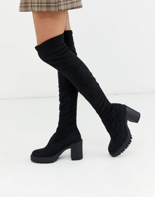 high leg boots