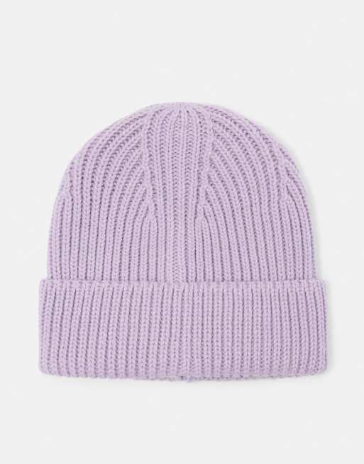 Pull&Bear Chunky strikhue i lilla, 3 af 5