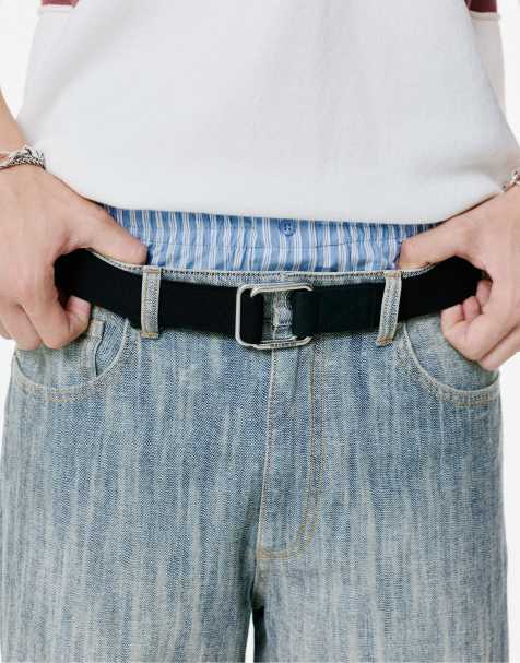 Pull&Bear - Cintura elasticizzata nera - view 1