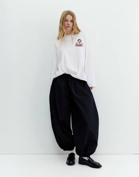 Pull&Bear - Club Sonico - T-shirt bianca - view 1