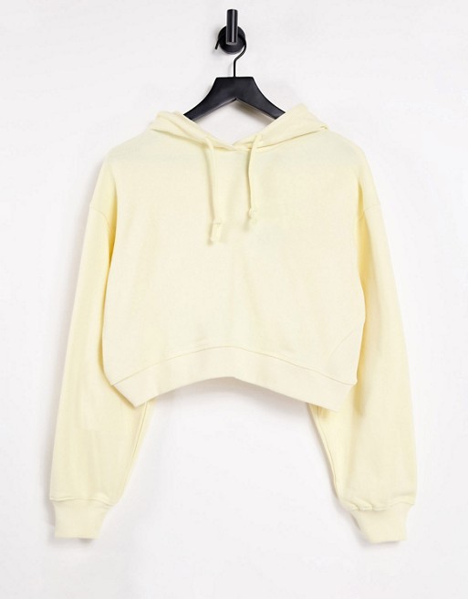 Pull&Bear hoodie co-ord in yellow