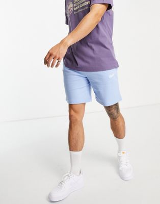 Pull&Bear co-ord jersey shorts in light blue