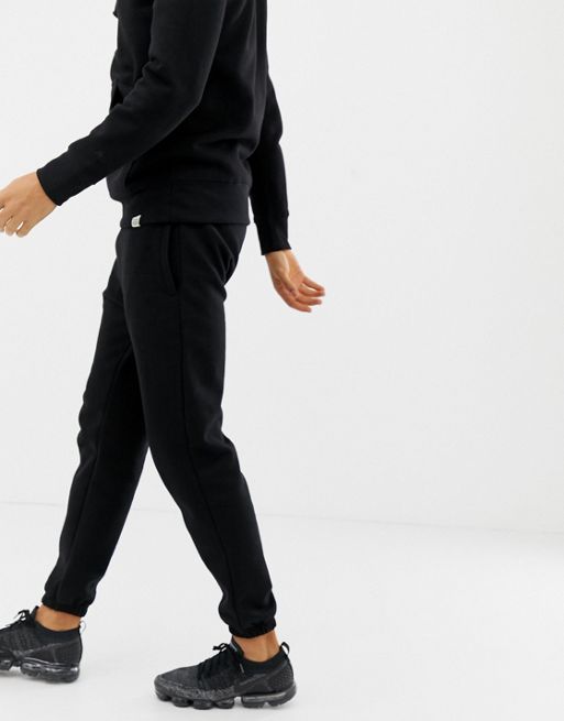 Pull&Bear CO-ORD slim fit jogger in black | ASOS