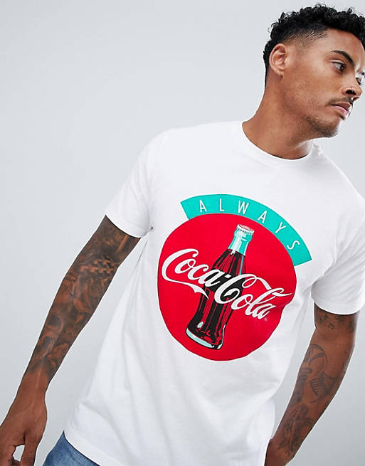 Pull&Bear Coca-Cola T-Shirt White | ASOS