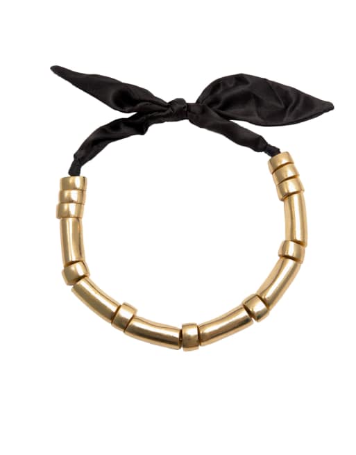 Pull&Bear - Collana color oro a contrasto