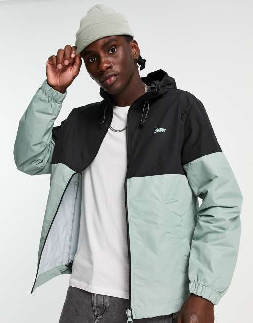 Pull and bear colour block outlet jacket