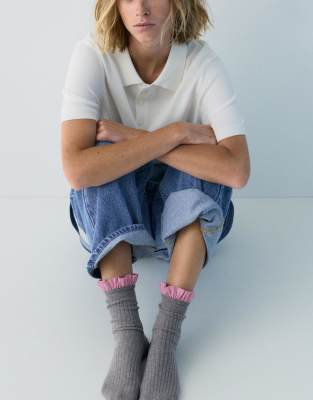 Pull & Bear - Combined - Socken in Rot